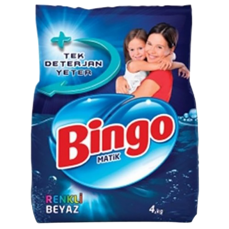 Bingo Matik Knsn 4Kg. Eko Renkli & Beyaz