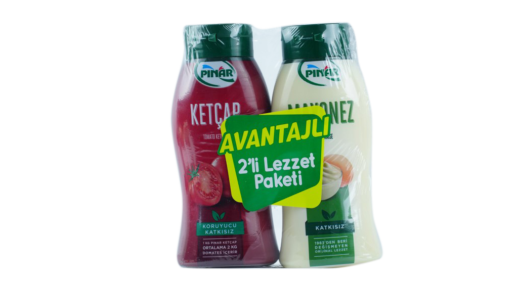 Pınar Ketcap 420+Mayonez 350 Gr.