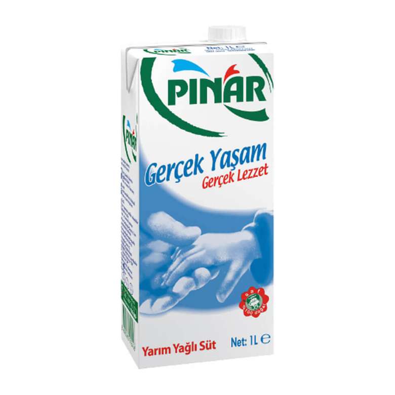 Pınar Süt 1 Lt Yarım Yağlı