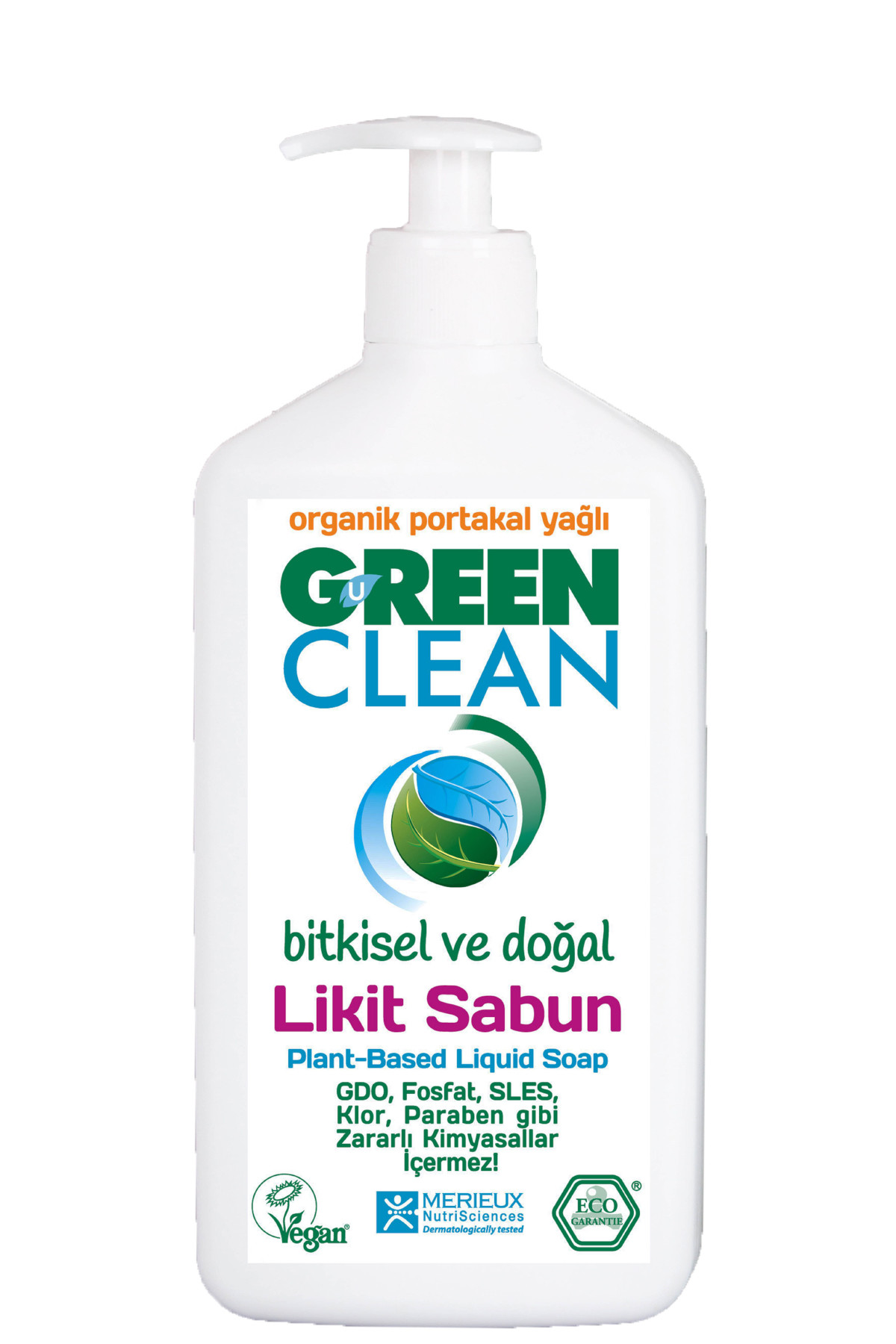 U Green Clean Likit Sabun Portakal 500 Ml